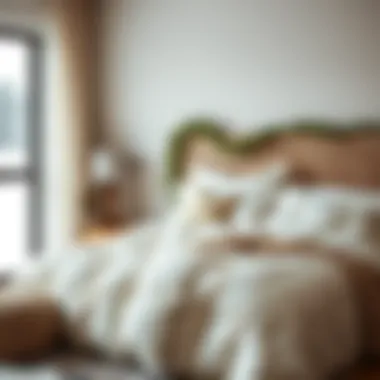 Cozy winter bedding setup with a luxurious double quilt