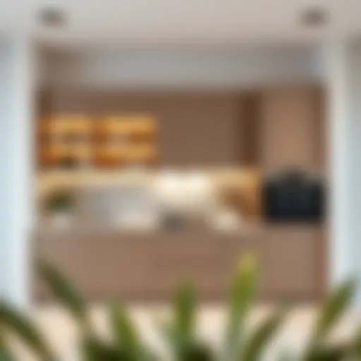 Sleek Modern Kitchen Cabinet Design Sleek modern kitchen cabinet design with integrated lighting