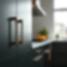 Beautifully designed kitchen cabinet handles showcasing modern aesthetics