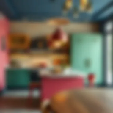 Creative use of color and texture in kitchen design