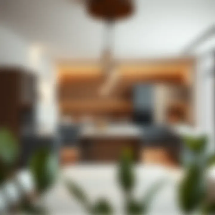 Minimalist kitchen showcasing open space and simplicity