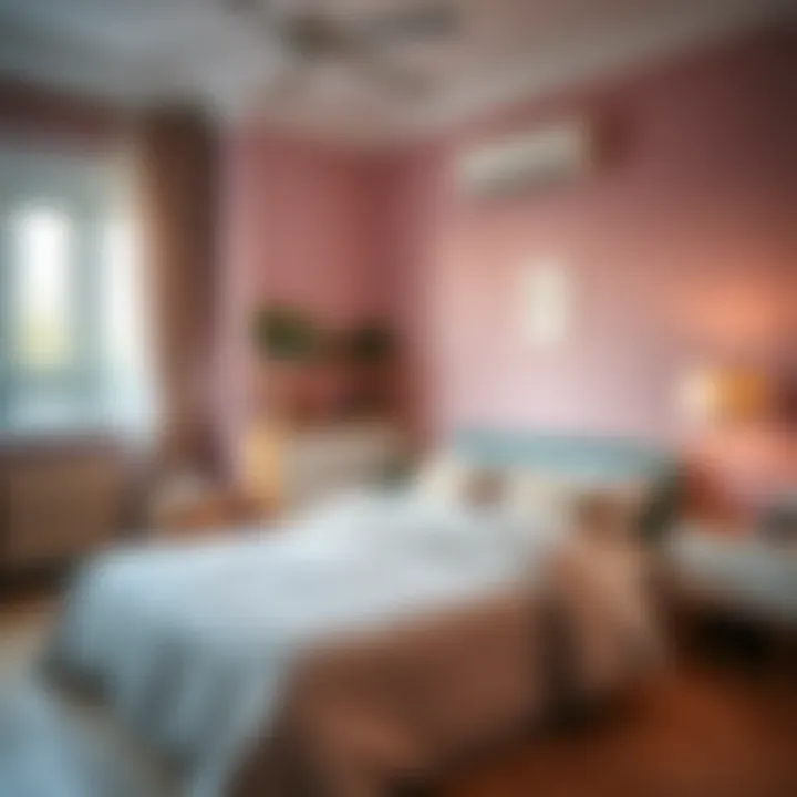 Charming color palette for a youthful bedroom