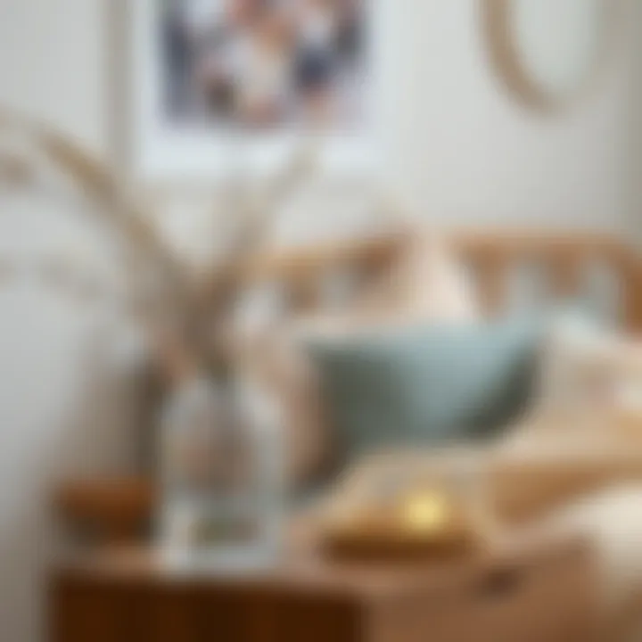 Decorative accessories for a girl's room