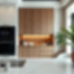 Elegant kitchen design featuring Koçtaş oven cabinet