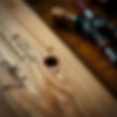 Wood Cutting Techniques and Joins Detailed close-up of wood cutting techniques and joins