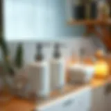 Modern Elegance in Soap Dispenser Sets Elegant soap dispenser set showcasing modern design