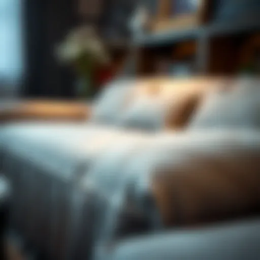 Elegant sofa cover showcasing rich fabric texture