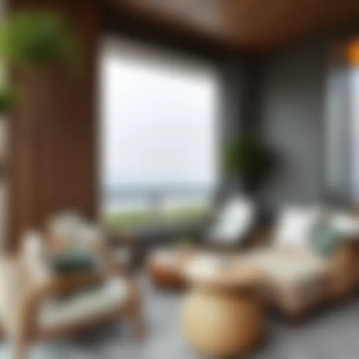 Modern materials used in balcony furniture