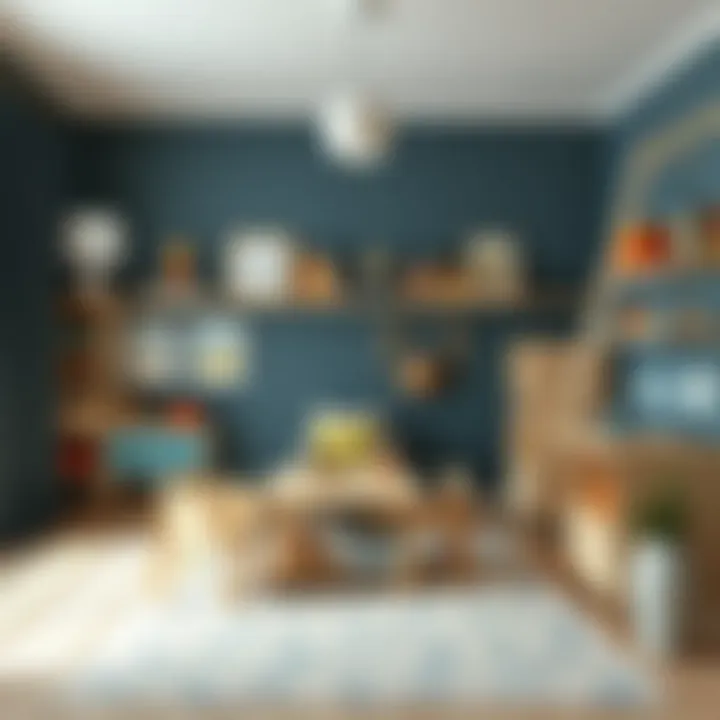 Organized play areas in children's rooms