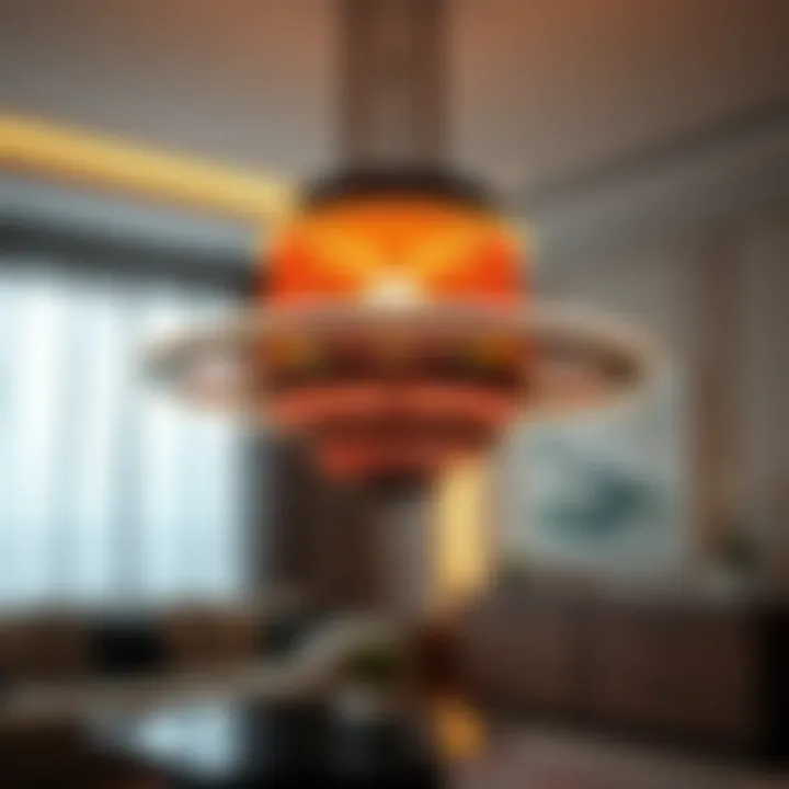 Future-Oriented LED Chandelier Showcasing Versatility Future-oriented LED chandelier showcasing versatility