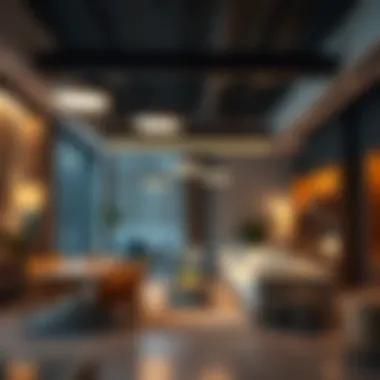 Innovative LED Lighting Design in a Contemporary Space Innovative LED lighting design in a contemporary space