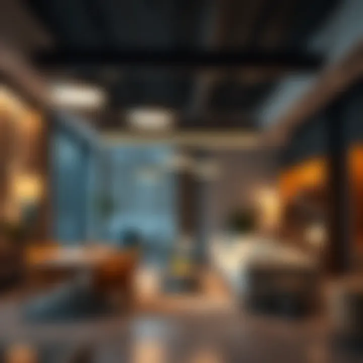 Innovative LED Lighting Design in a Contemporary Space Innovative LED lighting design in a contemporary space