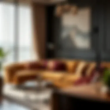 Luxurious fabric options for sofa covers displayed elegantly