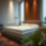 A luxurious orthopedic double bed showcasing premium materials.