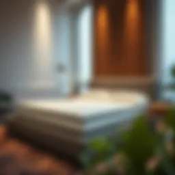 A luxurious orthopedic double bed showcasing premium materials.