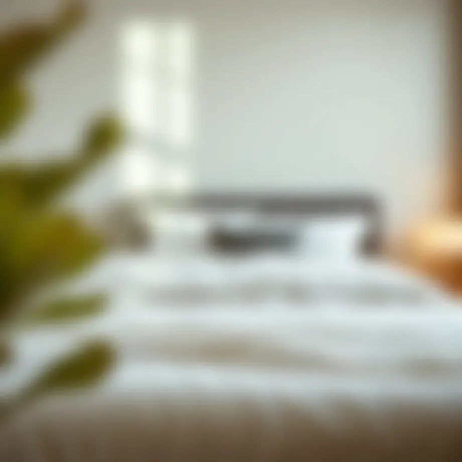 Luxurious single bed linen set made of cotton