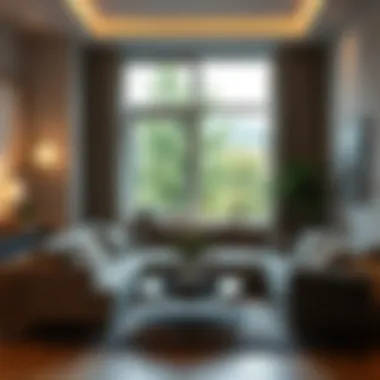 Magnetic window protector installed in a cozy living room