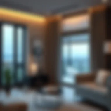 Elegant magnetic window protector integrating with modern interior design