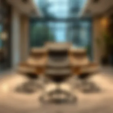 Trendy design elements in modern executive chair