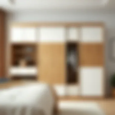 Modern Materials Selection Materials selection for a modern sliding wardrobe construction
