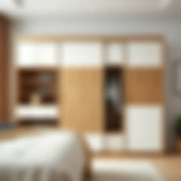 Modern Materials Selection Materials selection for a modern sliding wardrobe construction