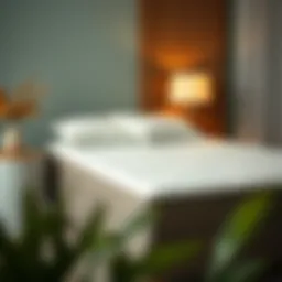 Memory foam mattress topper providing optimal comfort