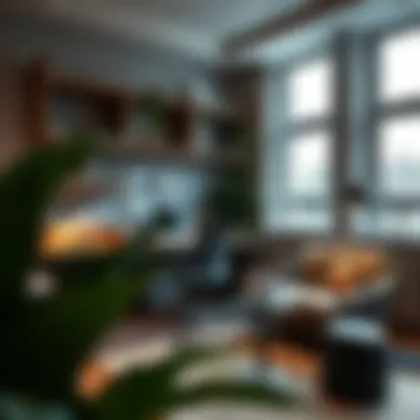 Trendy Home Office Trendy home office featuring innovative workspace solutions