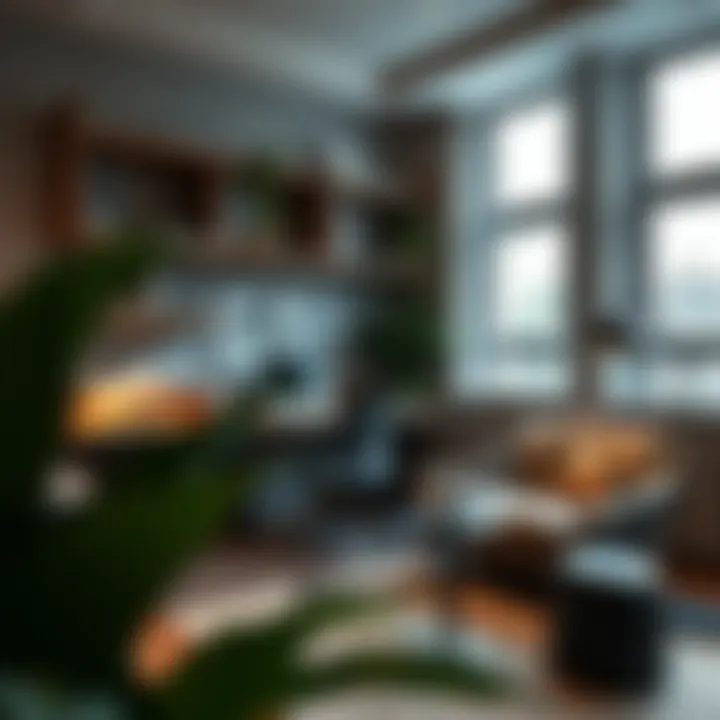 Trendy Home Office Trendy home office featuring innovative workspace solutions