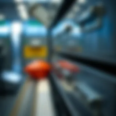 Quality Materials in Metal File Cabinets Close-up view of high-quality metal material in use