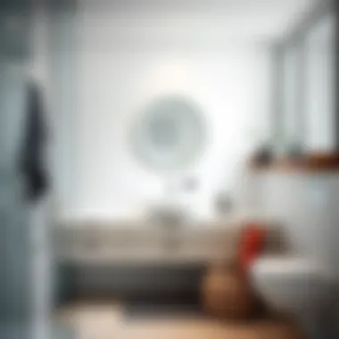 Functional Minimalist Bathroom Minimalist bathroom showcasing simplicity and functionality