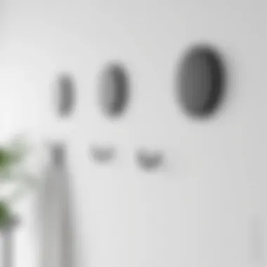 Sleek Minimalist Wall Hooks Minimalist wall hooks in a sleek and simple design