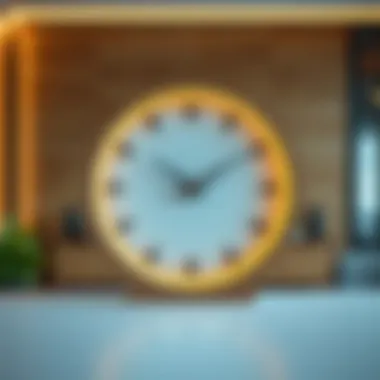Modern Minimalism in Office Clock Design Modern minimalist clock design for contemporary offices