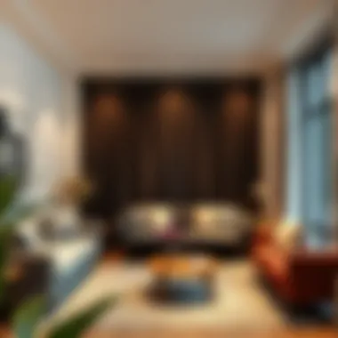 Cozy Living Room with Molinella Curtains Cozy living room adorned with Molinella blackout curtains enhancing aesthetic appeal