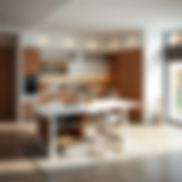 Multi-functional kitchen table with storage options