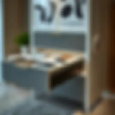 Elegant multifunctional drawer showcasing modern design