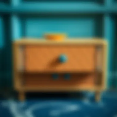 Artistic multifunctional drawer with unique patterns