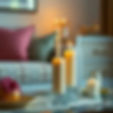Candle Arrangement for Home Elegance Elegant candle arrangement enhancing home decor