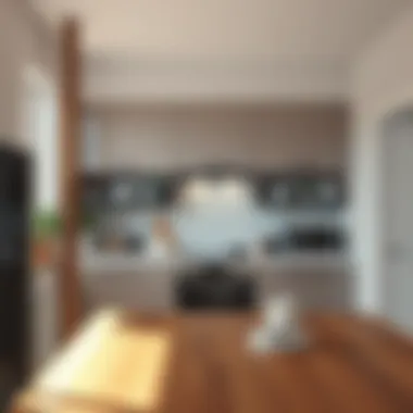 Modern Aesthetics in Kitchen Cabinets Elegant kitchen cabinet design showcasing modern aesthetics