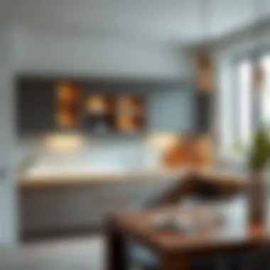 Contemporary kitchen cabinetry design showcasing sleek lines and minimalist aesthetics