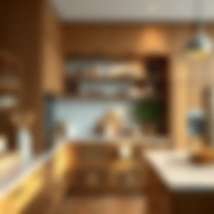 Innovative storage solutions within kitchen cabinets