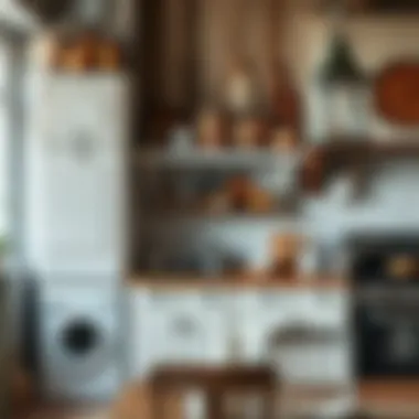 Vintage Style Kitchen Decor Vintage style kitchen wall decor with rustic elements