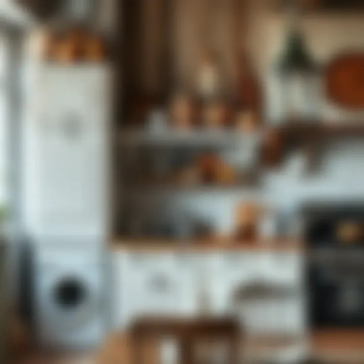 Vintage Style Kitchen Decor Vintage style kitchen wall decor with rustic elements