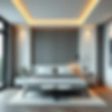 Minimalist Bedroom Design Sleek minimalist bedroom showcasing simplicity and comfort