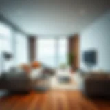 Stunning modern living room with minimalist decor