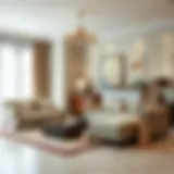 Elegant living room with decorative items