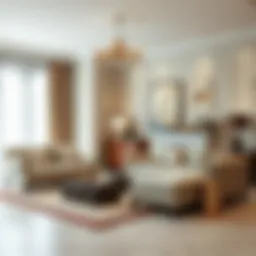 Elegant living room with decorative items