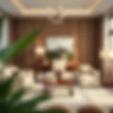 Elegant living room decor arrangement