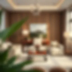 Elegant living room decor arrangement