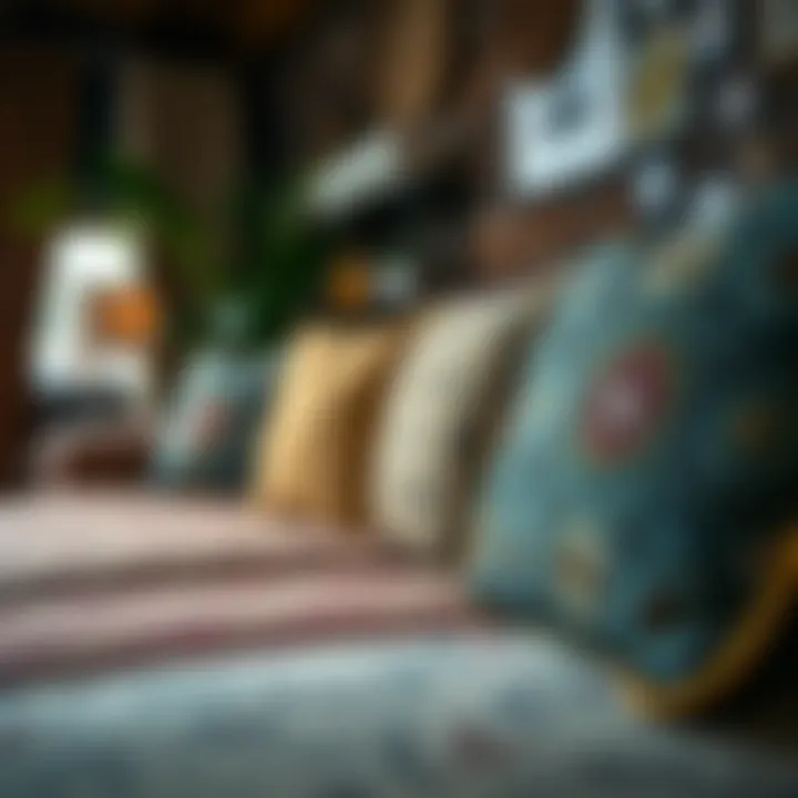 Variety of fabric samples for sofa covers