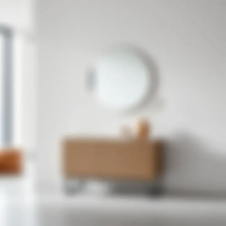 Sleek minimalist hallstand with a contemporary aesthetic